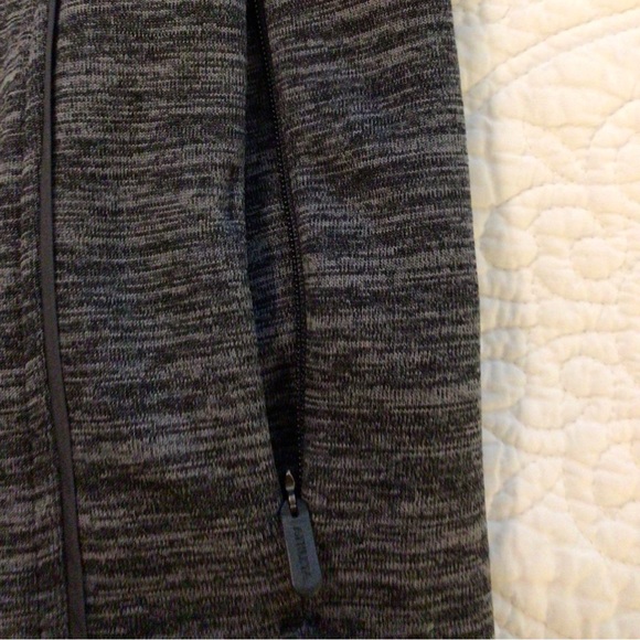 Athleta Polartec Powerstretch Quarter-zip Sweatshirt, charcoal, XL - Picture 8 of 11